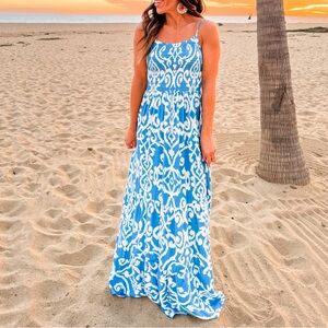 Smocked Tiered Maxi Dress
